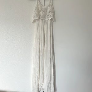 White Embroidered Dress